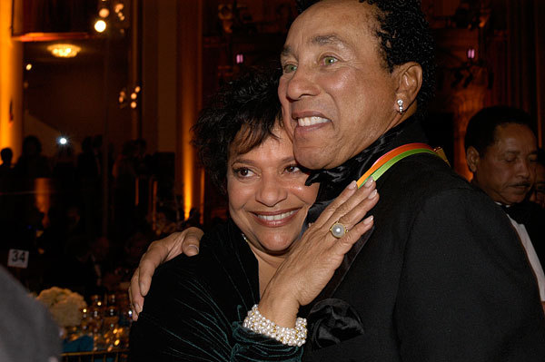 Debbie Allen with Smokey Robinson