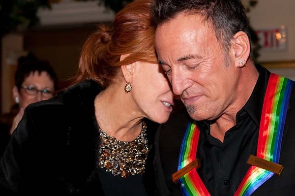 Bruce Springsteen and his wife Patti Scialfa